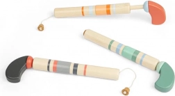 Drewniany pistolet korkowy dla dzieci