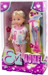 laleczka Evi Love z odkurzaczem 2w1 do domu 12 cm