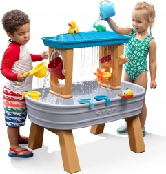 Step2 Wodny stół z efektem deszczu, wiaderkiem i lejkiem + zwierzątka