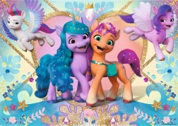 Puzzle 100 elementów Glitter My Little Pony Błyszczące kucyki