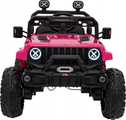 Off Road różowy dziecięcy samochód elektryczny