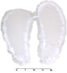 Anielskie skrzydła z piórami 47 × 47 cm