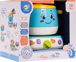 Interaktywny kuchenka z garnkiem i sorterem kształtów