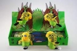 Pluszowa papużka falista żółta brelok