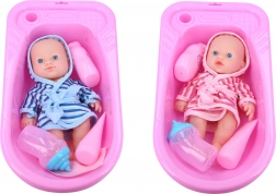 Lalka Niemowlę z kąpielową wanienką