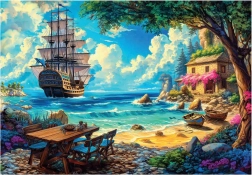 Puzzle Zatoka Piracka XL 260 elementów