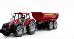 Traktor z przyczepą na napęd bezwładnościowy