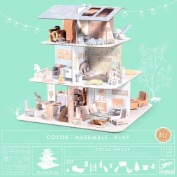 Domek dla lalek DJECO DIY