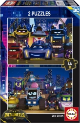 Puzzle Batwheels 2x48 elementów od Educa