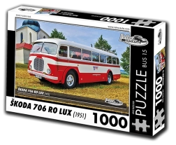 Puzzle Retro-Auta Škoda 706 RO Lux 1951 1000 elementów