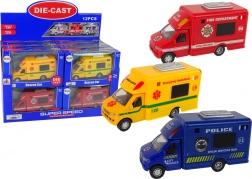 Pojazdy ratunkowe z napędem ciernym - Policja, Straż Pożarna, Ambulans