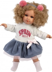 Realistyczna lalka Llorens Elena z miękkim tekstylnym ciałem - 35 cm