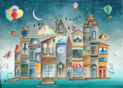 Puzzle Magnolia Domy, o których czytałem – 1000 elementów