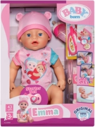 Interaktywna lalka Baby Born Emma 43 cm z akcesoriami