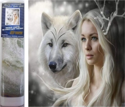 Norimpex Malowanie diamentowe Królowa lodowych równin 30x40 cm