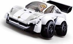 Klocki Sluban Biały Samochód Sportowy