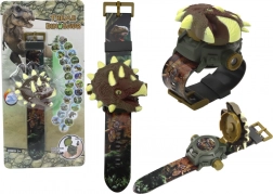 Dziecięcy zegarek z 3D projekcją motywów dinozaurów