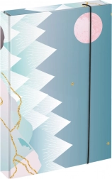Baagl teczka na zeszyty A4 Jumbo Moon