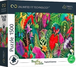 Puzzle Blooming Paradise: Tropikalna Zieleń 1500 elementów