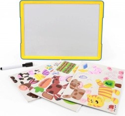 Dziecięca magnetyczna tablica do rysowania ze zwierzątkami
