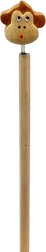 Drewniany Ołówek z Głową Małpy