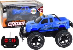Wyścigowy Monster Truck zdalnie sterowany 1:18 – niebieski
