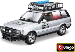 Metalowy model auta 1:24 RANGE ROVER, srebrny