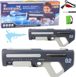 Elektryczny automatyczny pistolet na wodę, szary