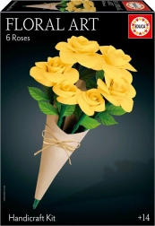 Puzzle 3D EDUCA Floral Art – żółte róże