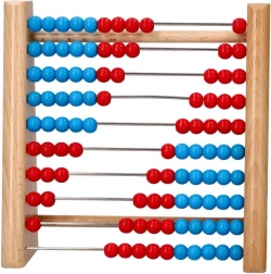 Liczydło niebiesko-czerwone