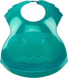 Plastikowy śliniak Deep Peacock