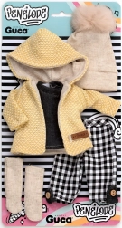 Guca ubranka dla lalki Penelope 34 cm – zestaw 5‑częściowy