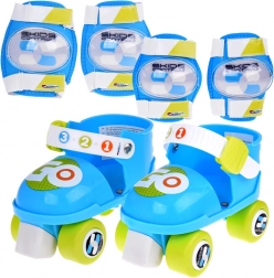 Dziecięce regulowane rolki z ochraniaczami