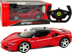 rc auto ferrari sf90 1:14 rastar czerwone
