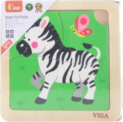 Drewniane puzzle zebra marki VIGA