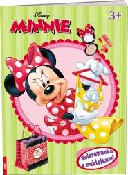 Disney Minnie Mouse kolorowanka z naklejkami