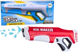 Automatyczny pistolet na wodę czerwony 350 ml