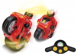 Motocykl zdalnie sterowany z efektami