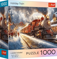 Puzzle świąteczny pociąg 1000 elementów