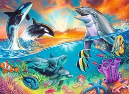 Ravensburger puzzle Życie w oceanie XXL 200 elementów