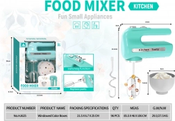 Dziecięcy mikser z obrotowymi trzepaczkami i akcesoriami
