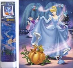 Diamentowe malowanie Kopciuszek 30 × 40 cm