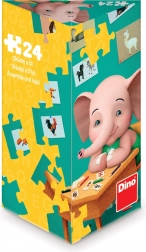 Dino puzzle Słonik Mio 24 elementów