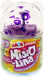 Misiolina lekka pływająca plastelina niebieska 60 g z foremką