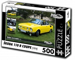 Retroauta Puzzle Škoda 110 R Coupé 1974 - 500 elementów