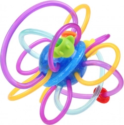 Sensoryczny gryzak dla niemowląt z grzechotką – A