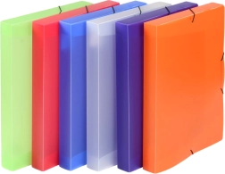 Pudełko archiwizacyjne A4 z PP z gumką Opaline (mix kolorów)
