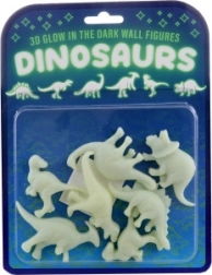 Świecące dinozaury naklejki dekoracyjne