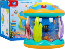 Projektor „Świat morski” dla dzieci 3+ Lampka Świetlno-muzyczna Pomoc w zasypianiu