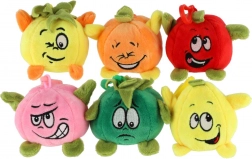 Pluszowa zawieszka owoc 8 cm – zestaw 6 uroczych rodzajów